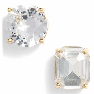 Kate Spade Mismatched Facet Stud Earrings
